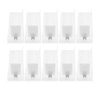 HEATSHAKING 10 Pièces Pousseur Automatique pour Rayons de Snacks en Plastique, Organisateur de Supermarché Polyvalent Meilleure Présentation et Rangement