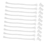 HEATSHAKING 10ensembles Mèche De Lampe Coton pour Torche Tiki Remplacement pour Lampe à Huile Support De Mèche Bouteille De Vin Bougie à Huile