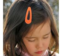HEATSHAKING 10pièces Pinces à Cheveux Couleurs Pastel Snap Clips Barrette Métal et Plastique pour Filles et Adolescents Accessoires de Coiffure Résistants et Doux Couleur Couleur Aléatoire