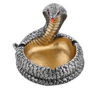 HEATSHAKING 1pièces Cendrier Résine Forme De Serpent Réaliste Accessoire Décoratif pour Maison Bureau Et Fête Halloween Original Modèle Animal
