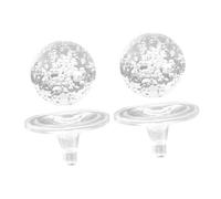 HEATSHAKING 2 Pièces Boule de Cristal Décorative Support pour Eau Sphere de Cristal pour Décoration Intérieure Style Feng Shui Ornements de Table