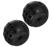 HEATSHAKING 2 Pièces Boule de Dévidoir de Tuyau D'arrosage Noir en | Butée Réglable 10mm, Pièce pour Bobine Rétractable, Atelier Industriel, Maintien Net du Tube, Anti-emmêlement