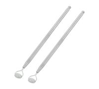 HEATSHAKING 2 Pièces Outil de Massage Jade pour Yeux et Nez Roller Facial pour Beauté Portable pour Lifting Âge et Raffermissement