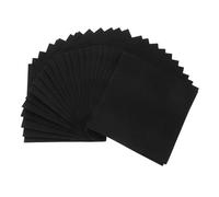 HEATSHAKING 25 Pièces Serviettes Sans Poussière Lingettes Tout Usage Lingettes Nettoyantes Résistantes Lingettes Sèches Serviettes De Restauration Lieux De Poussière Wypg Papier Black