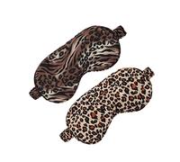 HEATSHAKING 2pièces Masque Pour Yeux Élastique Et Confortable Design Ergonomique Pour Dormir Chez Soi Ou Voyage