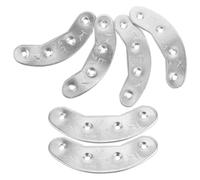 HEATSHAKING 3 Paires Kit Réparation Talon Chaussure Plaques Métal Robustes en Fer pour Semelles de Chaussures de Sport, Confort Amélioré et Installation Facile pour Randonnée et Rues