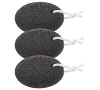 HEATSHAKING 3pcs Pierres Ponces Naturelles en Lave pour Pédicure Exfoliante, Élimine Callosités Mains et Pieds, Soulage Fatigue, Usage Maison et Salons de Beauté