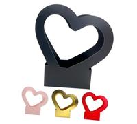 HEATSHAKING 4pcs Boîte D'emballage pour Fleurs en Carton de Cœur, Résistante à L'usure, Multifonctionnelle, pour Petits Chrysanthèmes et Roses la Maison ou Chez les Fleuristes