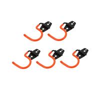 HEATSHAKING 5 pièces Crochets Muraux Garage Métal Résistant Support Balais Balai et Outils Lourds Fixation Murale Robuste pour Rangement Organisateur Heavy Duty