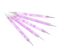 HEATSHAKING 5 pièces Set de à Points pour Nail Art Double Extrémité Outils de Manucure Précis pour Décoration Ongles Stylo Design Vagues Accessoires DIY Manucure