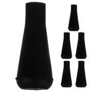 HEATSHAKING 6 Pièces Embout en Caoutchouc pour Flèche, Pointe Ronde Noire | Pratique de Tir à L’arc en Extérieur, Activités de Jeu, Remplacement Facile, Alternative Plus Sûre