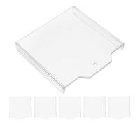 HEATSHAKING 6pcs Couvercle de Protection Transparent pour Point D'appel Manuel D'alarme Incendie en Abs Résistant Haute Protection Installation Facile pour Maison et Entreprise