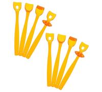 HEATSHAKING 8pièces Outil de Rééducation Linguale Appareil de Développement Parole pour Enfants, PP Orange, 8pcs, Portable, Stimulation Sensorielle Orale, École