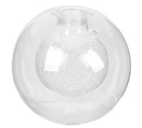 HEATSHAKING Abat-jour en Verre Transparent G9 Double Couche, Globe Sphérique Léger, Facile à Installer et Démonter, pour Lampes Suspendues et Appliques Murales