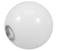 HEATSHAKING Abat-Jour Globe pour Ampoule en Verre 150 MM, Cache Plafonnier Rond Blanc, Accessoire d'Éclairage Polyvalent pour Lampe de Table et Suspension