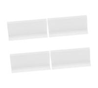 HEATSHAKING Accessoires pour Stores Enrouleurs 4pcs Pinces de Fixation en Plastique Blanc Compatibles Plupart des Stores sans Cordon pour Usage Domestique
