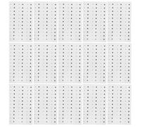 HEATSHAKING Autocollants Grain de Beauté Noir Application Facile 20pcs en Papier Dos Adhésif pour Maquillage Halloween et Fête Amusante