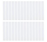 HEATSHAKING Bande Éponge Autocollante Blanche pour Masque, 50 Pièces, Accessoire de Protection Mousse Auto-adhésive, Tapis de Protection Confortable pour Visage Adulte