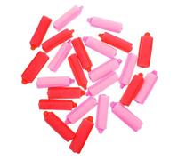 HEATSHAKING Bigoudis en Éponge 24 Pièces Diamètre 2 Cm pour Onduler Cheveux Boucles Naturelles Usage Professionnel et Personnel Couleur Aléatoire