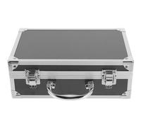 HEATSHAKING Boîte à Outils Portable en Alliage D'aluminium 25,5x16,5x9,5 Cm Doublure en Mousse, Mallette Multifonction Verrouillable pour Rangement Accessoires et Organiseur Outils,