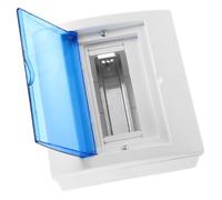 HEATSHAKING Boîte de Disjoncteur Étanche en Abs et Pc, 8 Circuits, Coffret Mural Minimaliste pour Bureau et Usage Commercial, Protection et Organisation du Câblage