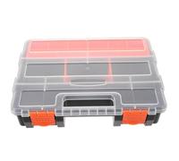 HEATSHAKING Boîte De Rangement Compartimentée pour Visserie Petite Boîte De Stockage Portable avec Poignée Organiseur pour Vis Boulons Écrous Résistante avec Fermeture à Boucle