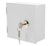 HEATSHAKING Boîtier Électrique Extérieur en Acier Inoxydable Serrure et Clés, Protection Étanche et Anti-Éclaboussures, Boîte de Jonction pour Équipements Électriques et Prises de Courant