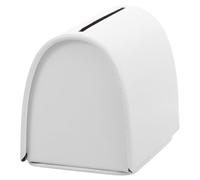 HEATSHAKING Boîtier Métallique Portable pour Lame de Rasoir Unisexe, Format Compact Blanc, Étui de Recyclage Pratique pour Usage Quotidien en Déplacement
