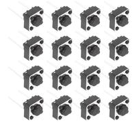 HEATSHAKING Bouton-poussoir Tactile Momentané 6x6x4,3 Mm 2 Broches Lot de 20 Micro-interrupteurs pour Circuit Imprimé, Commutateur Électronique Polyvalent pour Applications Industrielles