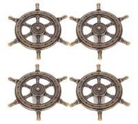 HEATSHAKING Boutons de Meuble Poignées Lot de 4 en Alliage de Zinc Vintage Faciles à Retirer, Style Chic et Applications Larges pour Armoire et Placard