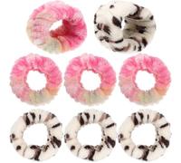 HEATSHAKING Bracelet Absorbant pour Poignet en Flanelle Délicate, 8 Pièces, Bandeaux Élastiques pour Se Laver le Visage et Tâches Ménagères, Différentes Couleurs