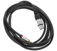 HEATSHAKING Câble Audio Mini Xlr Femelle 3 Broches Symétrique 3 M Adaptateur Trs vers Xlr Femelle pour Microphone Condensateur Transmission Claire Usage Studio Enregistrement