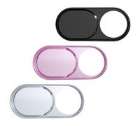 HEATSHAKING Cache Caméra Protection Anti-Hacking et Vie Privée 3pcs en Alliage D'aluminium pour Téléphone et Ordinateur Portable Accessoire Pratique pour Usage Quotidien