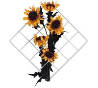 HEATSHAKING Cadres Photo à Grille Accroche Tableau Mural Lot de 2 Noir pour Décoration Murale pour ou Bureau