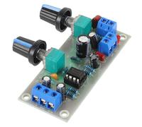 HEATSHAKING Carte Préamplificatrice Basse Alimentation Unique 10-24v pour Home Cinéma, Carte Mère Amplificateur Basse en Fibre de Verre FR-4 et Cuivre, Facile à Mettre à Couleur Aléatoire
