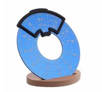 HEATSHAKING Cercle pour Guitare Bleu Outil Créatif Support en Métal et Bois pour Maîtrise Complète des Concepts Musicaux en Pratique Personnelle