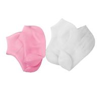 HEATSHAKING Chaussettes Hydratantes en Silicone Anti-sécheresse et des Talons pour Femmes 2 Paires Soin Nocturne à Domicile pour Peau Sèche et Craquelée
