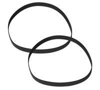 HEATSHAKING Courroie de Remplacement Lot de 2 Pièces en Caoutchouc Noir 5mm Ceinture Plate Silencieuse pour Magnétophone et Lecteur CD pour Réparation Audio