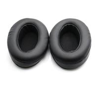 HEATSHAKING Coussinets d'oreille Écoute Prolongée et Cuir Protéiné Noir Mousse à Mémoire de Forme Confortable Remplacement Facile pour Casque Brainwavz Hm5