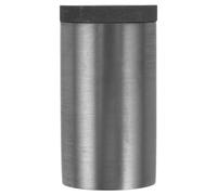 HEATSHAKING Creuset avec Couvercle à Vis pour Fusion de Métaux Précieux en Graphite Noir Résistant à Haute Température et Aluminium en Laboratoire ou Bijouterie