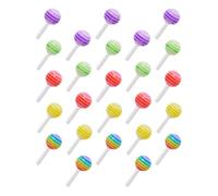 HEATSHAKING Décorations Ongles en Résine 3D Lot de 25 Breloques Accessoires Manucure DIY Forme Bonbons pour Usage Professionnel et Domestique