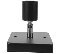 HEATSHAKING Douille à Vis E27 Rotative 180 Degrés en Céramique et Fer, Support de Lampe Noir, Installation Facile pour Maison et Espace Commercial