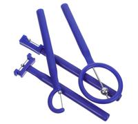 HEATSHAKING Ensemble 4 Outils D'entraînement Des Muscles Buccaux Et Formateurs Langue, En Plastique Et Acier Inoxydable, Bleu, Pour Rééducation Parole Et Exercice Pointe Langue Chez L’garçon Et Filles