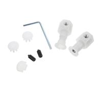 HEATSHAKING Ensemble de Boulons Muraux pour Toilettes Joint en Nylon et Fer, Fixation Latérale Robuste, Capacité de Charge Élevée, Accessoires Pratiques pour Salle de Bain