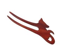 HEATSHAKING Épingle à Cheveux en Bois de Santal Style National pour Femmes, Forme en U, Accessoire Décoratif Vintage Facile à Porter pour Déplacements Quotidiens