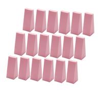 HEATSHAKING Éponge Dégradé pour Nail Art Mini Blocs Multifacettes Rose Outil Manucure Portable et Lavable pour Dégradés Vernis et Décorations Ongles