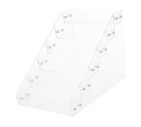 HEATSHAKING Étagère à Vernis à Ongles Acrylique Transparent Niveaux Support Rangement Maquillage Organisateur Cosmétiques Gel Acrylique Ongles