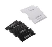 HEATSHAKING Étiquettes et Présents de 100 en Papier Noir et Blanc Suspendues Légères Trou pour Bougies et Bracelets pour Décorations Artisanales