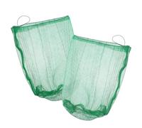 HEATSHAKING Filet de Remplacement de Pêche à Cordon 2 Pièces, Nylon Vert | Pochette de Stockage pour Poissons, Pratique et Facile à Nettoyer, Lot de 2