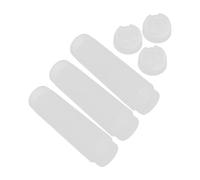 HEATSHAKING Flacons Souples en Plastique Blanc pour Sauces 480ml Lot de 3 Double Embout Polyvalents et Fonction Squeeze Pratiques pour Fromage et Salade Réutilisable